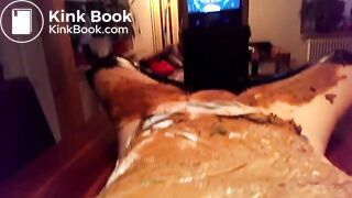 whore gets shit smeared on pussy