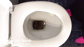 Venessa Santos Big drops in toilet