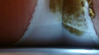 Panty poop and masturbation by torchlight