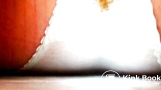 Panty poop and masturbation by torchlight