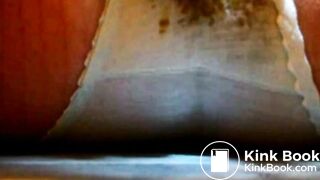 Panty poop and masturbation by torchlight