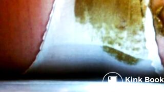 Panty poop and masturbation by torchlight