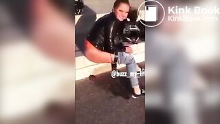 Sexy teen public pooping - video 6