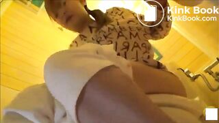 Asian shitting in public