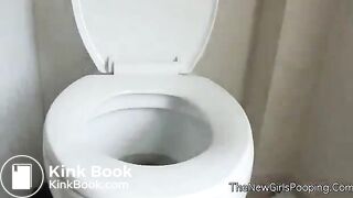 sexy goth girl shitting