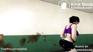 (Hyper scat) Bayonetta sends her toilet to hell