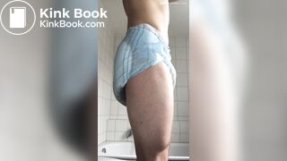 Presenting my messy diaper butt - Full Vid
