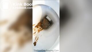 Shitting on toilet - video 7