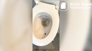 Shitting on toilet - video 7