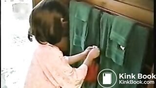 Bathtub enema expulsion