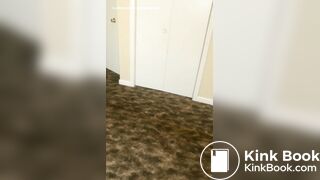 Ebony Bbw Blasting shit on Carpet/Wall