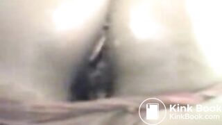 Vintage: ebony gf shits on dick during scat anal