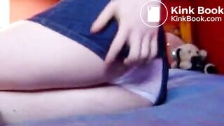 Poop in white panties - video 2