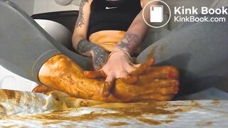 Sexy brunette and poopburger & more