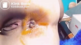 Webcam latina poo fun and pee anal dildo shit ATM