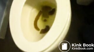 Shit in toilet from a bbw.