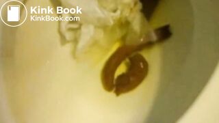 Shit in toilet from a bbw.