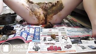 Covered entire body with poop