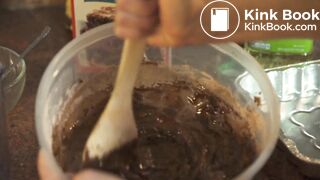 Cute Brownie cooking