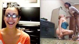 Hot Girl Watches Scat Porn