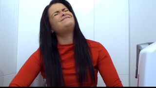 Sexy teen toilet pooping and farting Scene - video 2