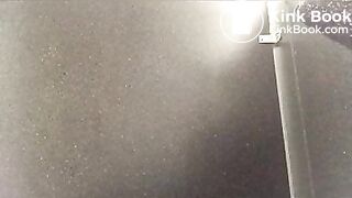 Black girl poops in public toilet 4