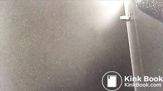 Black girl poops in public toilet 4