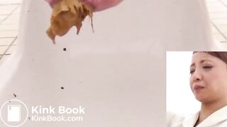 Unusual combination of hard and soft poop