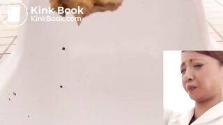 Unusual combination of hard and soft poop