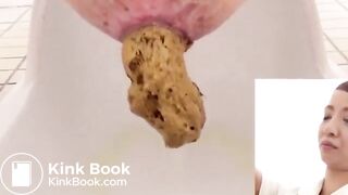 Unusual combination of hard and soft poop