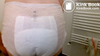 she shits her tena pants