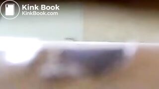 Voyeur toilet. Pissing and eventually shitting