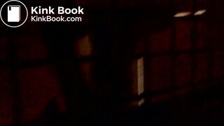 Voyeur toilet. Pissing and eventually shitting