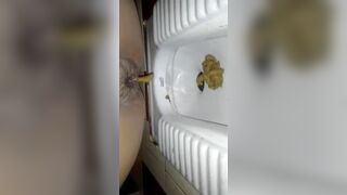 Shitting in the toioet