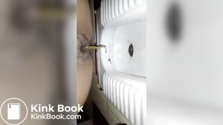 Shitting in the toioet