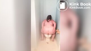 SSBBW Scat pig smearing