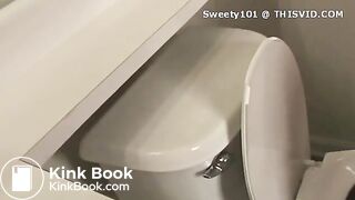 Big ass black girl pooping.