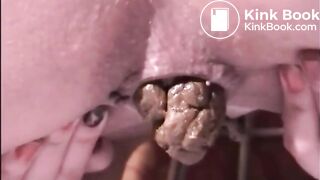 woman pooping on the floor - video 9