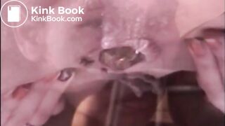 woman pooping on the floor - video 9