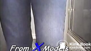 sexy woman pooping on toilet. - video 3