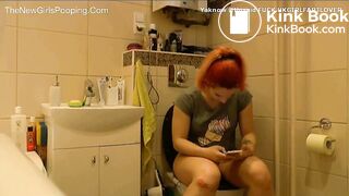 Sexy teen toilet pooping and farting - video 8
