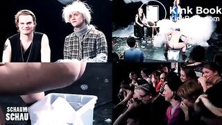 Performance art: Shitting on stage