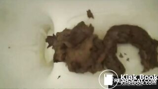 Girl films herself on toilet