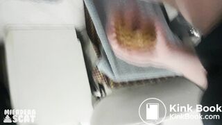 I smear fresh shit on my wet cunt