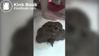 Huge load of creamy soft shit - video 2