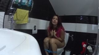 Sexy teen toilet pooping - video 20
