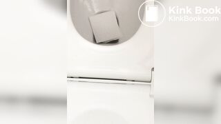 Diarrhea on public toilet