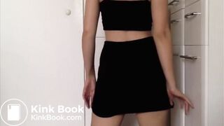 Cute German scat player - vid 2 (1 of 4)