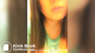 Sexy teen selfie toilet poop and fart