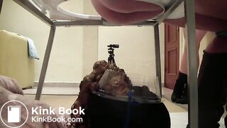Scat on guy's face
